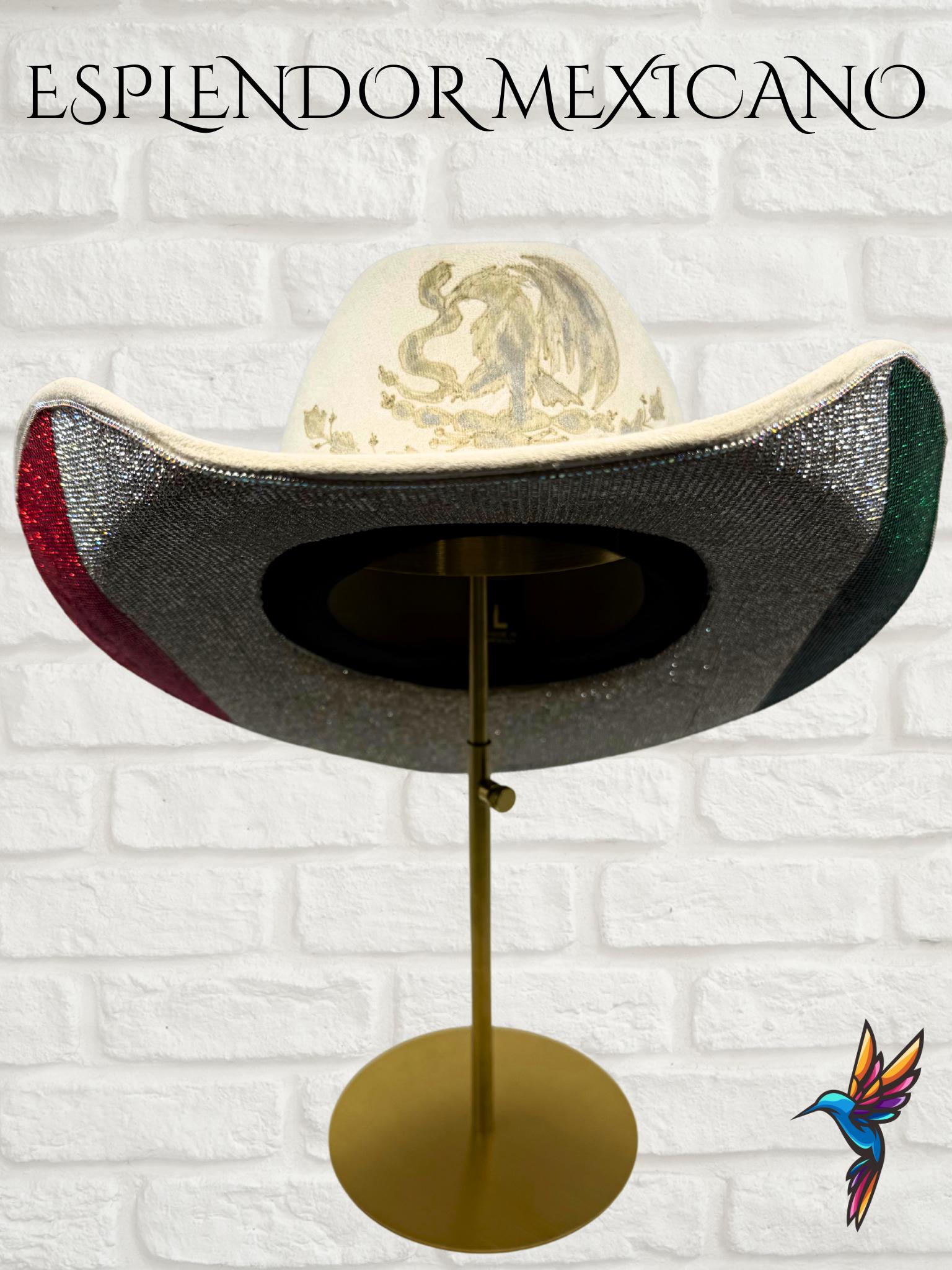 Handmade Western Cowgirl Hat – Mexican Eagle Design
