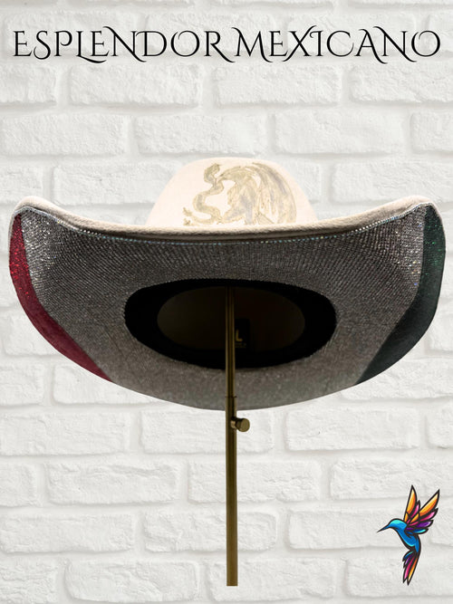 Handmade Western Cowgirl Hat – Mexican Eagle Design