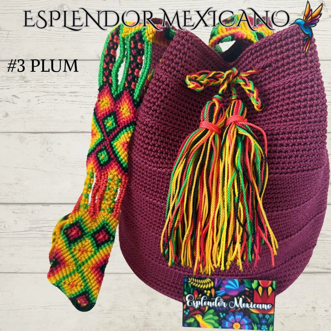 👜 Handmade Mexican Crossbody Tote with Embroidered Strap