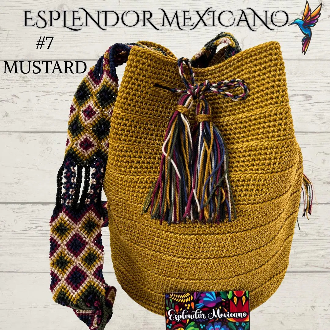 👜 Handmade Mexican Crossbody Tote with Embroidered Strap