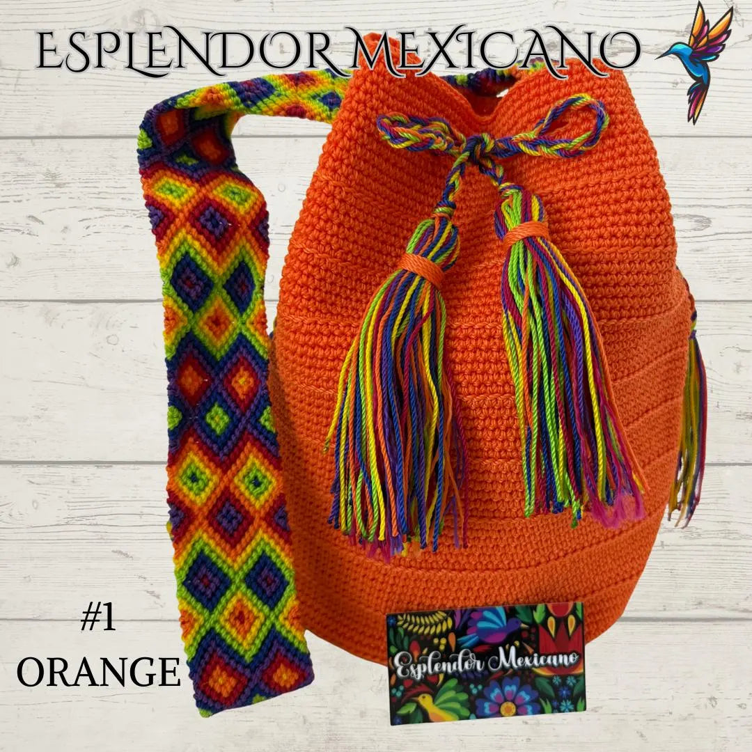 👜 Handmade Mexican Crossbody Tote with Embroidered Strap