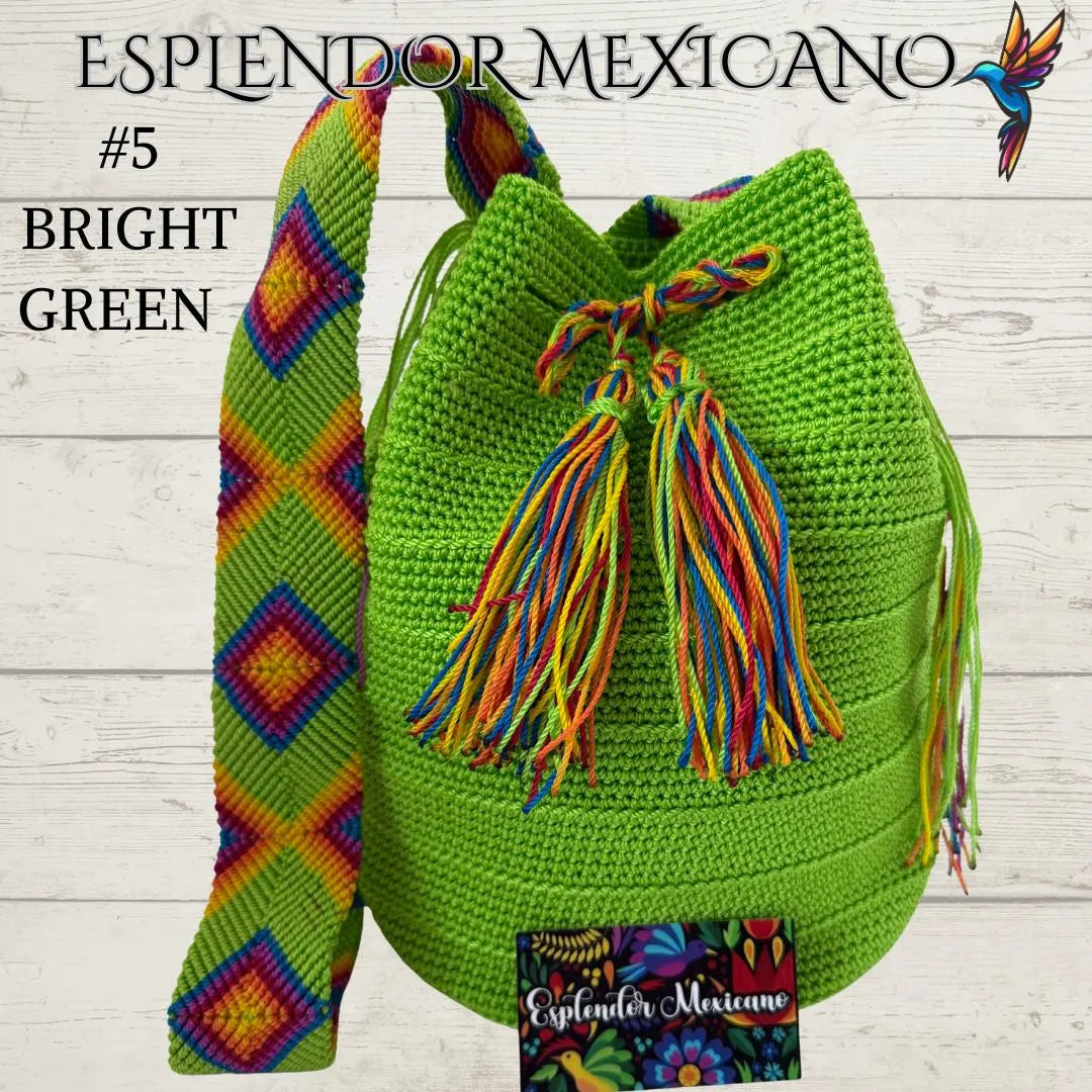 👜 Handmade Mexican Crossbody Tote with Embroidered Strap