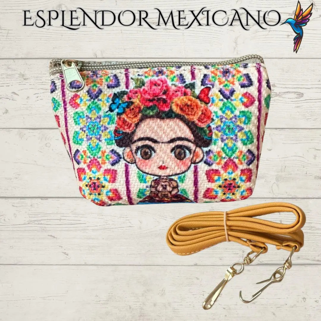 🎨 Handmade Frida Kahlo 3-in-1 Bag Set Crafted in Guadalajara, Mexico