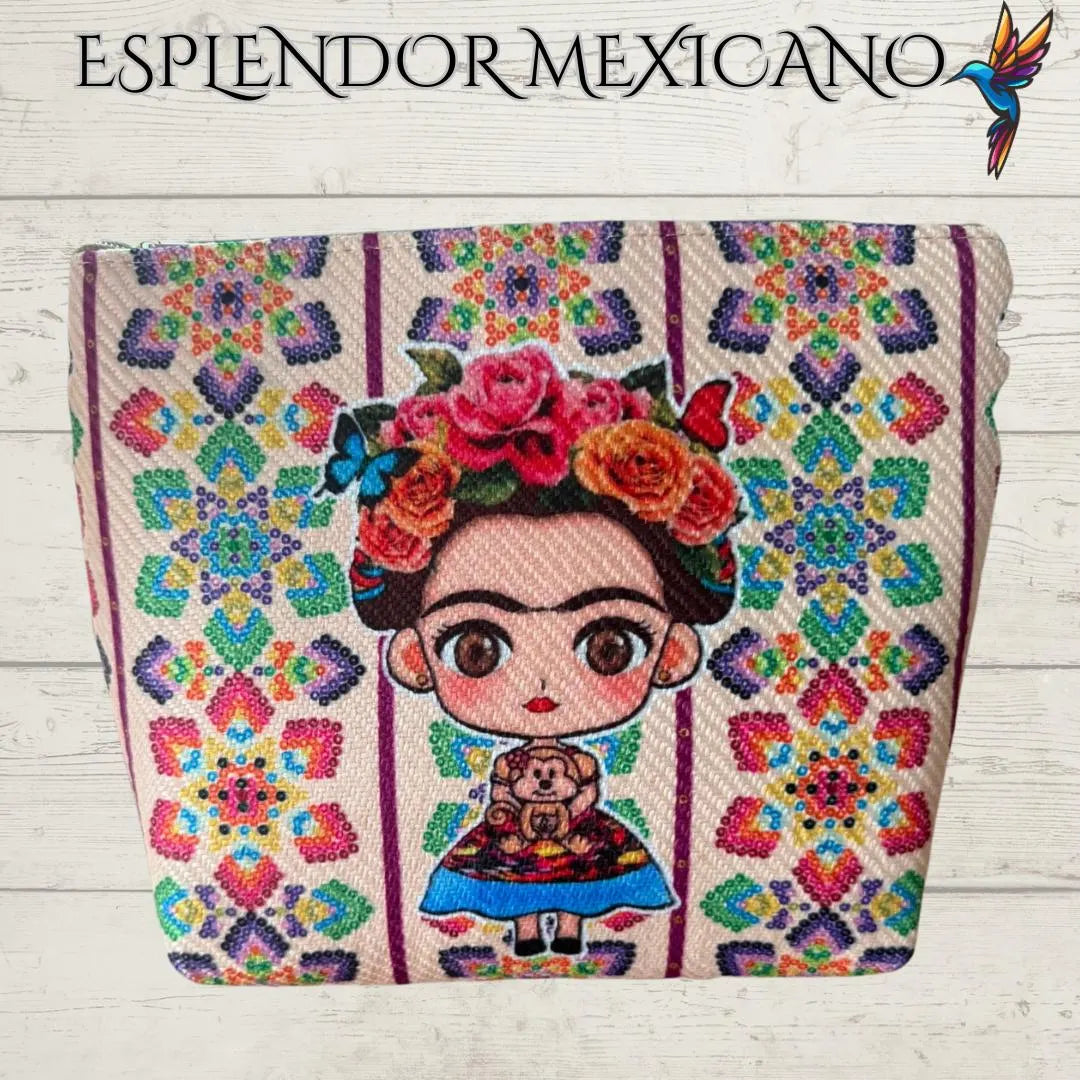 🎨 Handmade Frida Kahlo 3-in-1 Bag Set Crafted in Guadalajara, Mexico